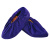 厚创 绒布鞋套防滑底布鞋套家庭用布可反复洗加厚耐磨 葡萄紫 5双