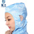 星工（XINGGONG）防静电带帽连体服 工作服  防尘服 无尘服可定制 蓝色2件装XXXL