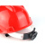 谋福 CNMF 8037-5 高强度 V型施工工地安全帽 工程/ 领导通用 定制收费可定制logo 红色整箱40个