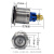 一佳 不锈钢金属按钮22mm电源标志LED带灯防水自锁6脚GQ22-11EZP/S 单独按钮 红色 12V
