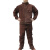 耐磨隔热防烫防阻燃氩弧焊电焊服焊工焊接防护工作服 棕色全挂里子（上衣+裤子） XL