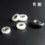 尼龙塑料包胶轴承滑轮3D打印机配件球面圆弧R型小滚轮子 R8*30*8.5
