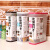 INOMATA 日本进口食品密封罐干货杂粮收纳保鲜盒塑料储物罐粮罐 白色4L