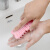 SP SAUCE 日本进口洗手刷子可弯曲指甲缝手指刷指甲清洁刷子手部按摩刷 黄色