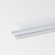 SMS  PVC线槽 走线槽 白色装潢线槽 电线网线布线槽 弧形线槽 默认长度一米一根 半圆塑料线槽 1.8宽*4.5米   仅双面胶