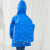 柠檬宝宝lemonkid新款儿童满版书包位雨衣环保透气男女童雨衣宝宝雨具LE181216蓝色小熊L