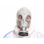 唐丰防毒面具消防面具 化学化工有毒气体全面具 喷漆甲醛防护面罩逃生面罩 皮脸+1号小铁罐