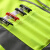 9F 反光背心马甲反光衣印字环卫施工作交通骑行安全警示衣 反光背心-荧光绿