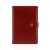 申士（SHEN SHI）J1025酒红色 A5/25K 商务记事本 带扣皮面笔记本子
