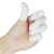 厚创 乳胶手指套 无尘防滑 农用一次性 工业橡胶劳保 美容美甲 粉笔点钞手指套 白色(手卷) 中码/1000个