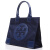 Tory Burch 托里·伯奇 女士尼龙蓝色手提购物袋 50009811 FRENCH NAVY 409