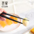 齐泉尖头合金筷家用套装日式筷子 日本料理寿司尖筷子 方块筷(22.6厘米)  10双