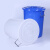 科力邦（Kelibang）大号塑料桶 圆形有盖100L 白色 KB3002