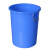科力邦（Kelibang） 大号塑料桶 圆形收纳桶大容量水桶酒店厨房工业环卫物业垃圾桶 160L蓝色无盖 KB3001