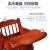 henryrabbit 宝宝餐椅儿童餐桌椅子实木便携多功能可折叠婴儿餐椅吃饭座椅 樱桃色升降版（坐垫和塑料餐盘）