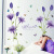 欧仕图（OUSHITU） 墙贴自粘 墙壁装饰贴画温馨卧室床头布置贴纸沙发背景橱窗玻璃贴 浪漫紫色百合