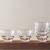 日本HARIO原装进口耐热加厚玻璃茶杯水杯5个套装HU 170ML 透明