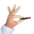谋福 CNMF 8796 手指套 防滑手指套 点钞手指套 工作橡胶手指套 （米黄指套 约1000只/袋） 米黄 