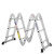 稳耐（werner）铝合金人字梯2.4米工业梯 加厚折叠梯多功能梯子直梯M1A-8-16B