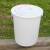 科力邦（Kelibang）大号塑料桶 圆形有盖100L 白色 KB3002