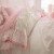 雨绵绵全棉床上四件套床裙床罩纯棉床上用品被套小碎花蕾丝花边公主风 浅浅-粉格子 1.5x2.0米床(被套200x230)
