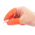 梵绅 加厚防滑耐磨乳胶手指套橡胶防护点钞护指劳保保护手指头套一次性 橘色麻点-27中号100只