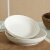 顺祥纯白简约浮雕餐具套装陶瓷碗碟盘餐具套装德加20头碗盘碟（微波炉可用）