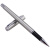 金属重手感高颜值签字笔碳素黑水笔激光刻字 黑色替芯20支（适S80/S81）