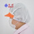 厨师帽厨房餐厅工作网帽白色车间帽卫生帽鸭舌帽工厂网帽男女工作帽子帽 半网+橘