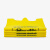 兰诗（LAUTEE）LJD-8123 黄色垃圾袋医疗手提垃圾袋塑料袋 80*90CM（200只装）