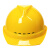 谋福 CNMF 9520 加厚透气安全帽工程帽 定制收费（V型加厚三面透气安全帽） 可定制logo 黄色 整箱40个