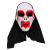 欢乐派对 万圣节面具表演演出道具带头套恐怖面具骷髅面具吓人鬼面具 红布边鬼面具B款