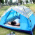 喜马拉雅 充气床双人加厚加大 野外防潮充气床垫 户外三人帐篷带充气枕气垫床（三人折叠床） HA9803-1