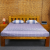 鲁班一木 实木床 新中式双人床1.8米2米单人床婚床榆木全实木卧室家具 原木色1.8米2米