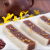 穆桂英无锡特产江南美食传统糕点穆桂英花色条糕夹色系列90gx3条x1盒 桂花豆沙糕