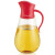 乐扣乐扣（LOCK&LOCK）玻璃油壶防漏油瓶调味酱油米醋瓶厨房家用大容量自动开合 红色CKO101RED 550ML