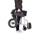 康扬轮椅KM-2501 折叠轻便老人超轻便携式老年人旅行旅游残疾人铝合金四轮免充气代步手推车2512 KM-2500超轻款紫色（KM-2501)
