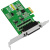 宇泰PCI-E转2口RS232串口卡 电脑串口扩展卡配串口线9针com口工业级UT-782