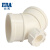 公元（ERA）管道PVC排水管下水管排水配件45°弯头带检查口国标生产 D50