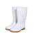 白色雨鞋中筒 耐油防滑雨靴 耐酸碱牛筋底胶鞋 卫生靴耐磨 中筒雨靴 39