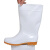 白色雨鞋中筒 耐油防滑雨靴 耐酸碱牛筋底胶鞋 卫生靴耐磨 高筒雨靴 45