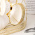 心饰园（XINSHIYUAN）创意金色收纳架水杯挂架欧式6杯架挂钩杯架子置物架 金色收纳架