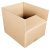 伏兴 大号搬家纸箱 加厚特硬瓦楞纸箱打包箱包装箱收纳箱 5层特硬 60*40*50cm(无扣手)5只装