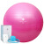 哈他专业瑜伽球 65cm加厚防爆瑜珈塑形健身球 孕妇分娩球 粉色（含全套配件）