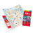 美国旅游出行必备套装 美国旅游地图+美国地图册（套装共2册）防水耐折易携带 自助旅行 出游 商务出行指南 中英文对照