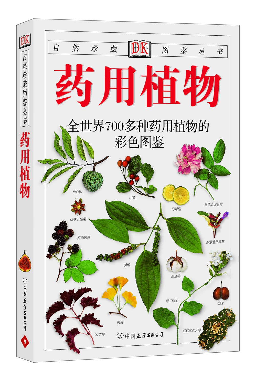 自然珍藏图鉴精选植物篇：树+药用植物+有害植物+有益花木（套装全4册）（附赠观赏花卉挂图）