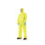 霍尼韦尔 /Honeywell 4503000 防护服巴固实验室防尘防化学连体服油漆耐酸碱服 黄色 XL码 1件装