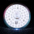 雷士（NVC） led吸顶灯芯卧室客厅节能灯盘改造灯板圆形光源模组 12W-正白光