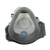 LISM1211防尘口罩 防工业粉尘面具可清洗 打磨煤矿 防雾霾防汽车尾气 1211面具+100片过滤棉