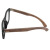 佐川藤井 眼镜 木质眼镜框架 复古手造 7395-1w 木纹黑